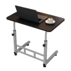 Adjustable Height Standing Desk With Wheels, Mobile C Shaped Laptop Table, Rolling Computer Workstation For Home Office Bed Sofa - Image 8